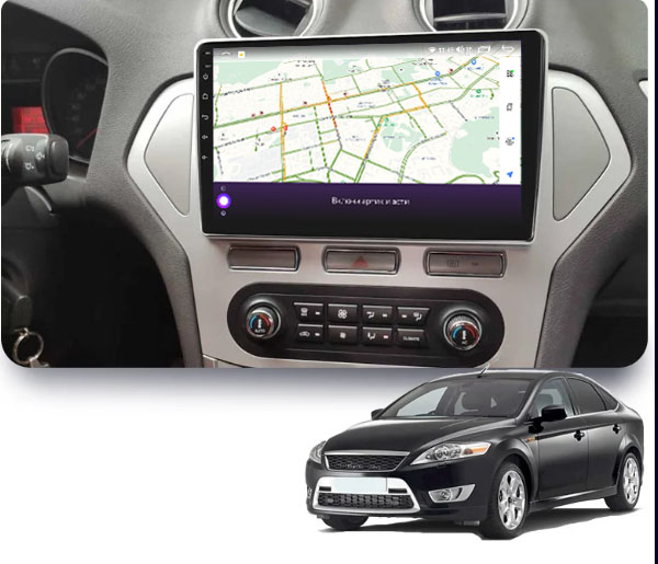 Магнитола Navi S Plus 4+64Gb 10" для Ford Mondeo 2005-2009