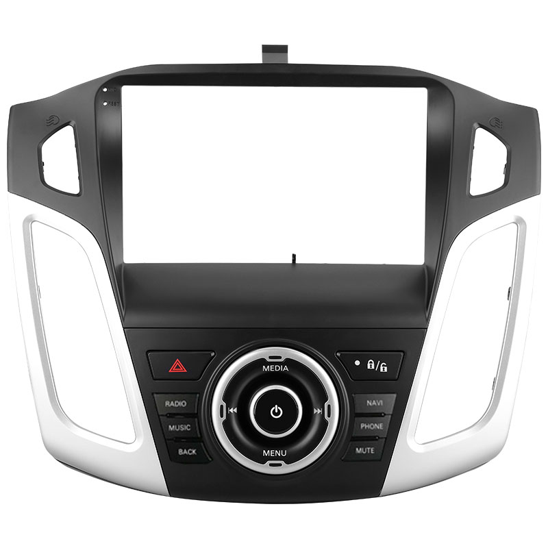 Установочный комплект для Ford Focus 3 2011-2018 9" черная матовая рамка с джойстиком