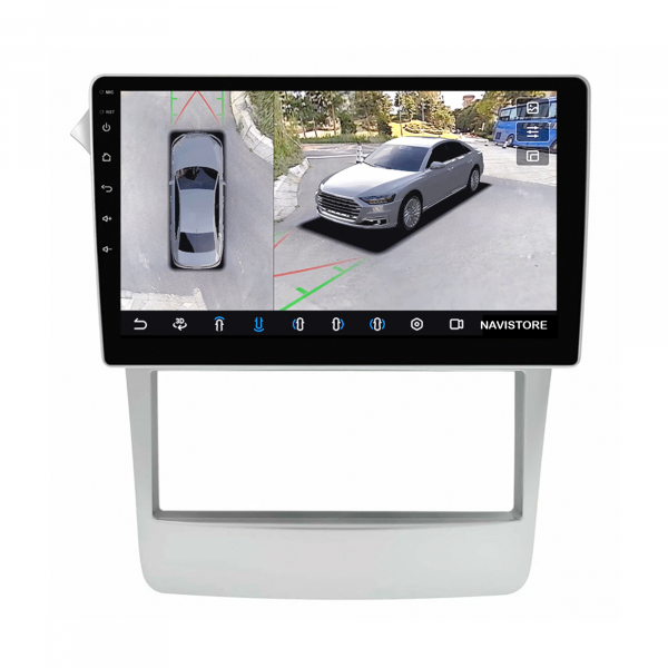Магнитола NAVI S Plus 6+128Gb 9" с поддержкой кругового обзора с камерами кругового обзора 360 1080p AHD для Daewoo Nexia 2008-2016
