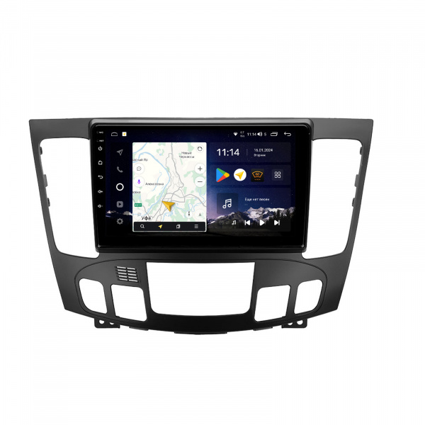 Магнитола Navi S Plus 4+64Gb 9" для Hyundai Sonata 2008-2010 "F2" Climate