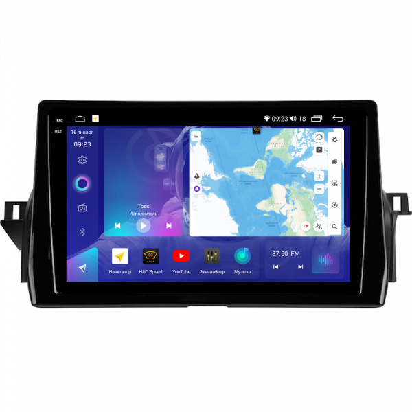 Магнитола на платформе Android Navi PRO 2K 4/64Gb 10" для Toyota Camry 2021-2024