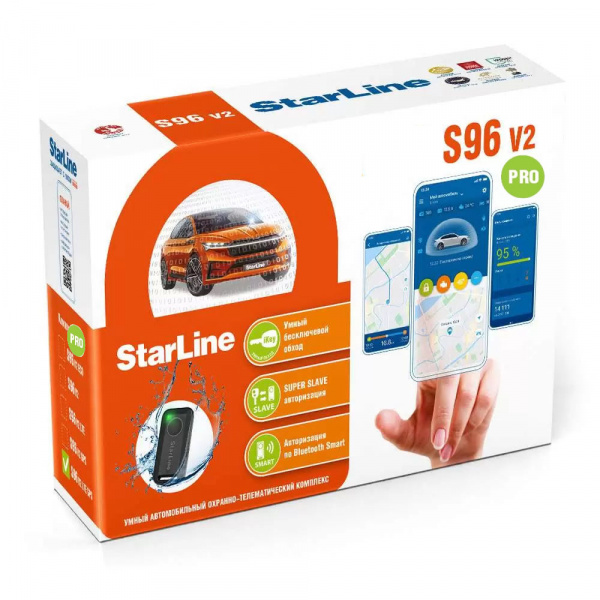 Автосигнализация StarLine S96 v2 BT 2CAN+4LIN LTE GPS PRO