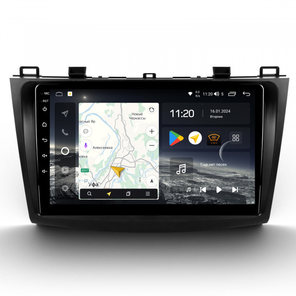 Магнитола Navi S Plus 4+32Gb 9" для Mazda 3 2003-2009