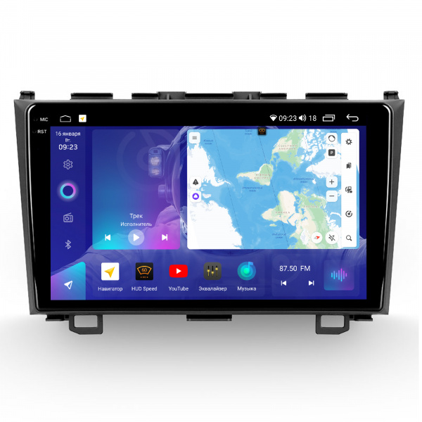 Магнитола на платформе Android Navi PRO 2K 4/64Gb 9" для Honda CR-V 2006-2012