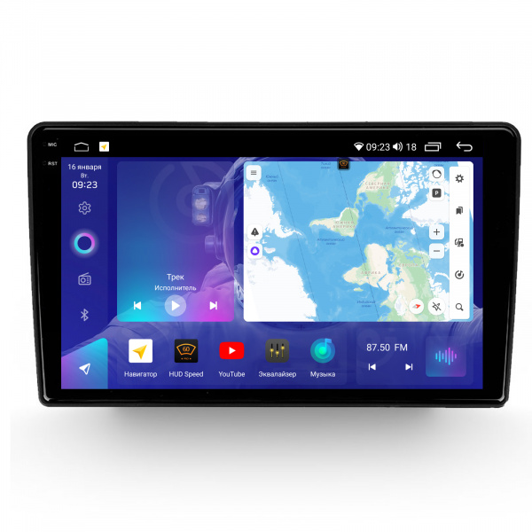 Магнитола на платформе Android Navi PRO 2K 4/64Gb 9" для Hyundai H1 2007-2015