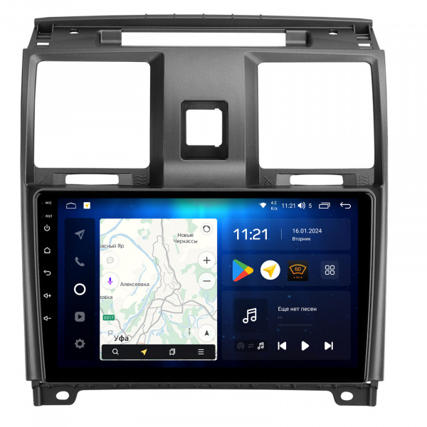 Магнитола Navi S Plus 6+128Gb 9" для UAZ Patriot 2012-2016