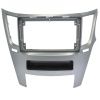 Установочный комплект для Subaru Legacy Outback 2009-2013 10" серебристая рамка