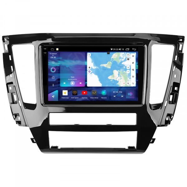 Магнитола на платформе Android Navi PRO 2K 6/128Gb 9" для Mitsubishi Pajero Sport 2020-2023