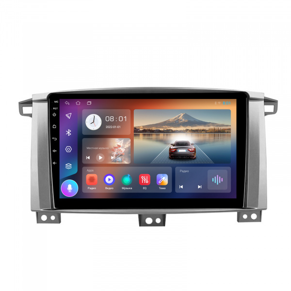 Магнитола NAVI LITE 2+32Gb 9" для Toyota Land Cruiser 100 2002-2007 "Type-A"