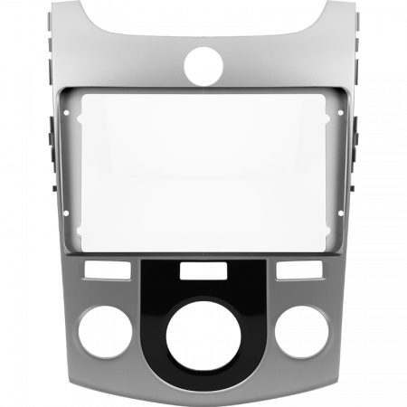 Установочный комплект для Kia Cerato 2008-2013 9" F1 A/C серебристая матовая рамка