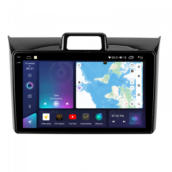 Магнитола на платформе Android Navi PRO 2K 4/32Gb 9" для Toyota Fielder 2012-2021