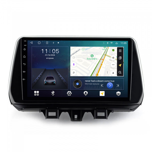 Магнитола Navi S 3+32Gb 9" для Hyundai Tucson 2022-2024 Type-B