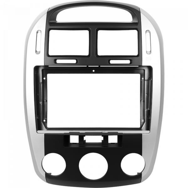 Установочный комплект для Kia Cerato 2004-2008 9" F1 черная матовая рамка
