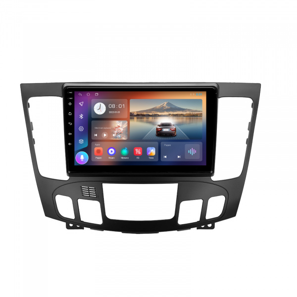 Магнитола NAVI LITE 2+32Gb 9" для Hyundai Sonata 2008-2010 "F2" Climate