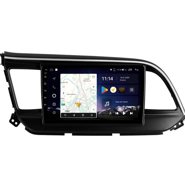 Магнитола Navi S Plus 4+64Gb 9" для Hyundai Elantra 2018-2022 "Type A"