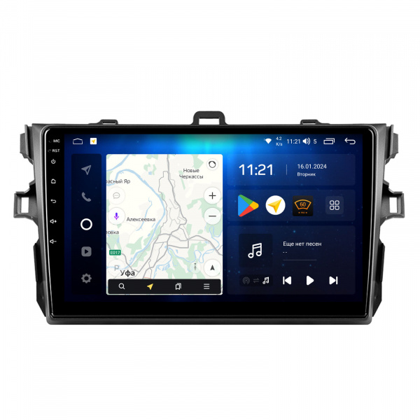 Магнитола Navi S Plus 6+128Gb 9" для Toyota Corolla 150 2006-2013