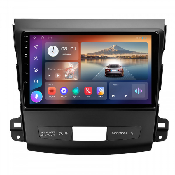 Магнитола NAVI LITE 2+32Gb 9" для Mitsubishi Outlander 2005-2011 Type-B