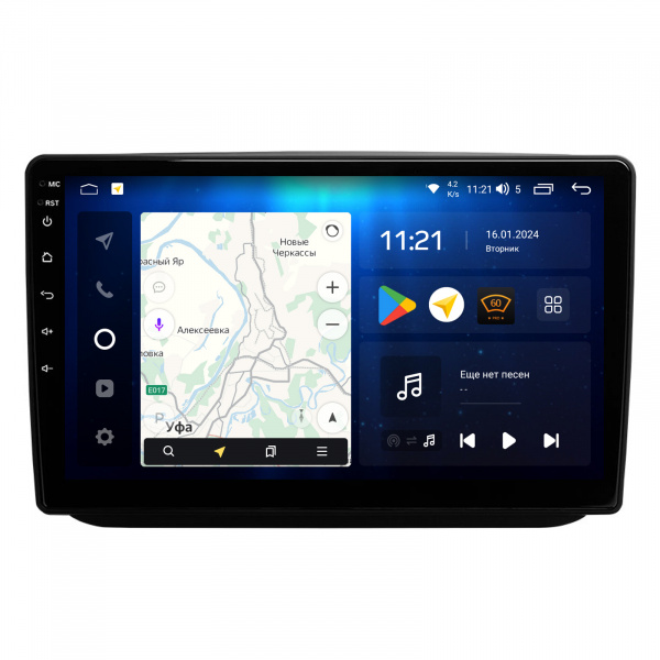 Магнитола Navi S Plus 6+128Gb 10" для Skoda Fabia 2007-2014