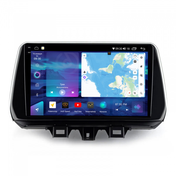 Магнитола на платформе Android Navi PRO 2K 6/128Gb 9" для Hyundai Tucson 2022-2024 Type-B