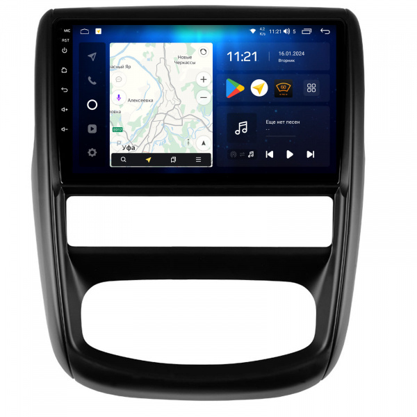 Магнитола Navi S Plus 6+128Gb 9" для Renault Duster 2010-2016/Nissan Terrano 2014-2022