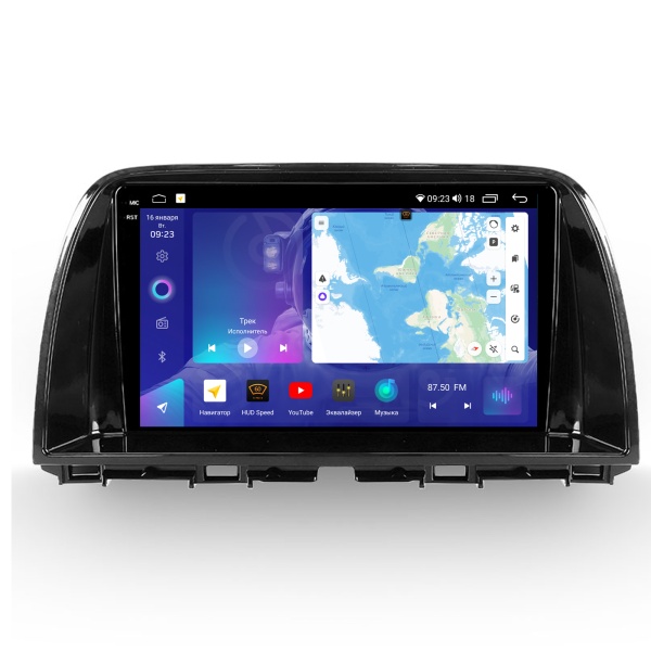 Магнитола на платформе Android Navi PRO 2K 4/64Gb 9" для Mazda CX-5 2012-2017 Type-A