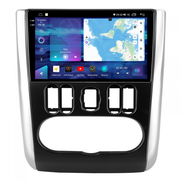 Магнитола на платформе Android Navi PRO 2K 6/128Gb 9" для Nissan Almera G15 2012-2018