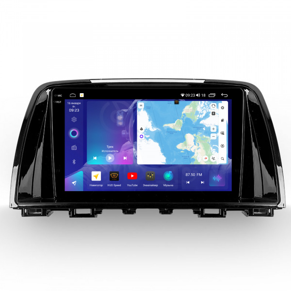 Магнитола на платформе Android Navi PRO 2K 4/64Gb 9" для Mazda 6 2012-2017 Type-B