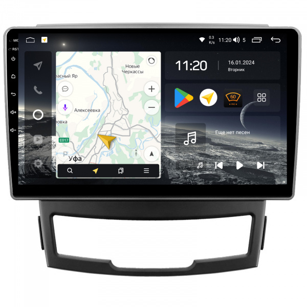 Магнитола Navi S Plus 2+32Gb 9" для SsangYong Actyon 2011-2013