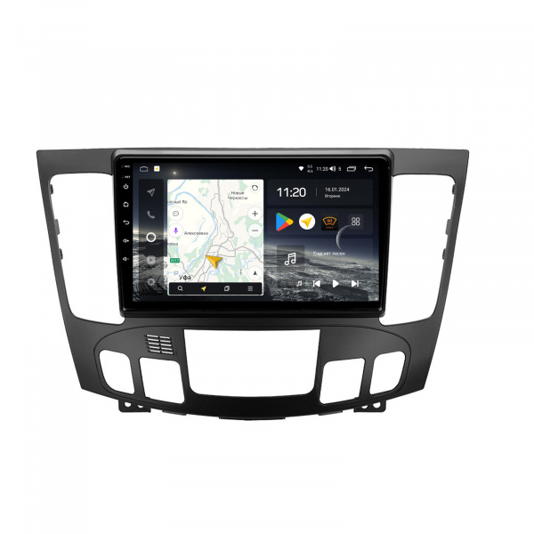 Магнитола Navi S Plus 2+32Gb 9" для Hyundai Sonata 2008-2010 "F2" Climate