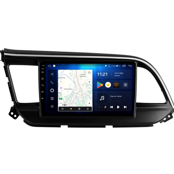 Магнитола Navi S Plus 6+128Gb 9" для Hyundai Elantra 2018-2022 "Type B"