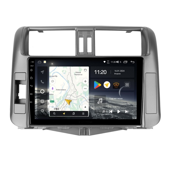 Магнитола Navi S Plus 2+32Gb 9" для Toyota Land Cruiser Prado 150 2009-2013 Type-A