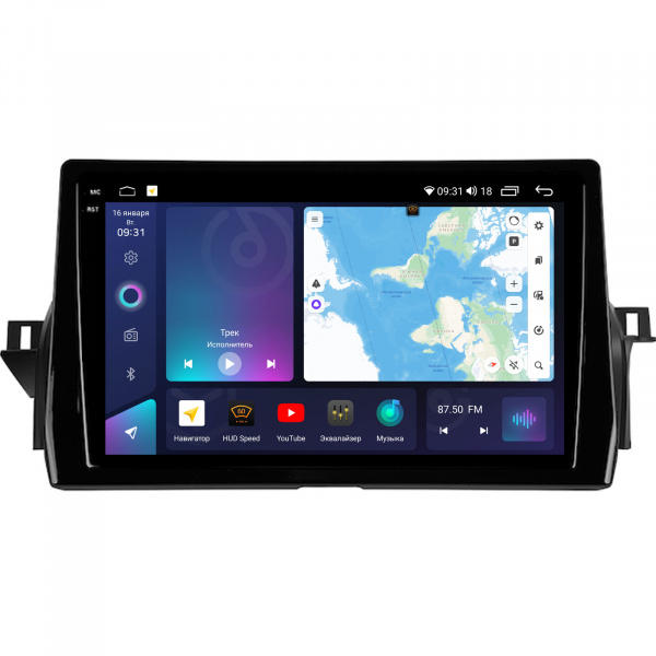 Магнитола на платформе Android Navi PRO 2K 4/32Gb 10" для Toyota Camry 2021-2024