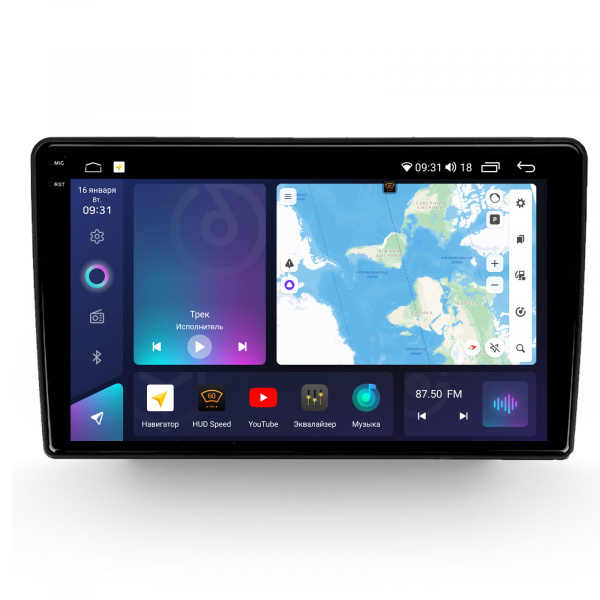 Магнитола на платформе Android Navi PRO 2K 4/32Gb 9" для Hyundai H1 2007-2015