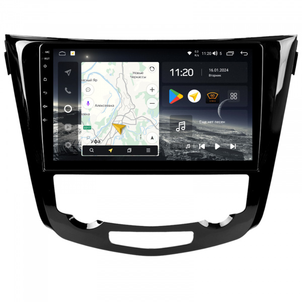 Магнитола Navi S Plus 4+32Gb 10" для Nissan Qashqai/Xtrail 2013-2021 10" "F2" Climate