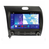 Магнитола на платформе Android Navi PRO 2K 4/64Gb 9" для Kia Cerato 2013-2020 F2 черная матовая рамка с кнопками управления