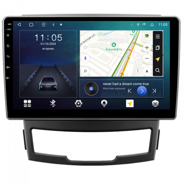 Магнитола Navi S 3+32Gb 9" для SsangYong Actyon 2011-2013