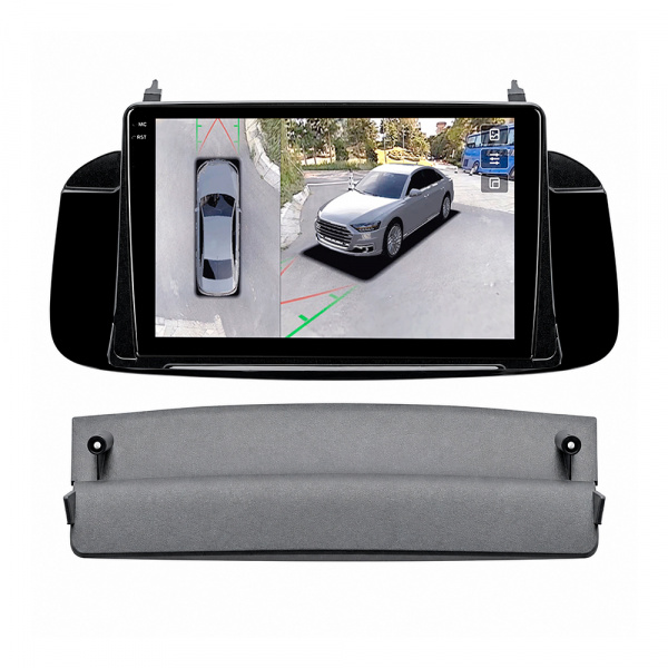 Магнитола Navi Pro 2K 6+128Gb 9" с поддержкой кругового обзора с камерами кругового обзора 360 1080p AHD для Honda Accord 2007-2012