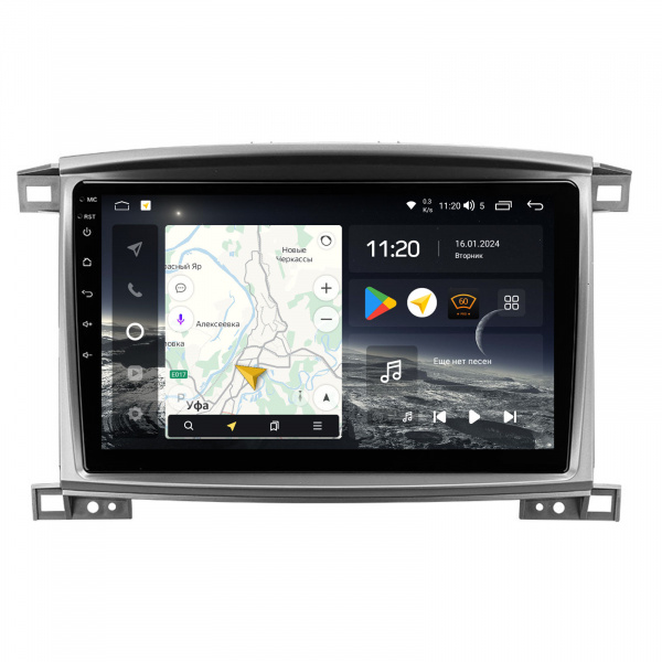 Магнитола Navi S Plus 2+32Gb 10" для Toyota Land Cruiser 100 2002-2007  "Type-B"