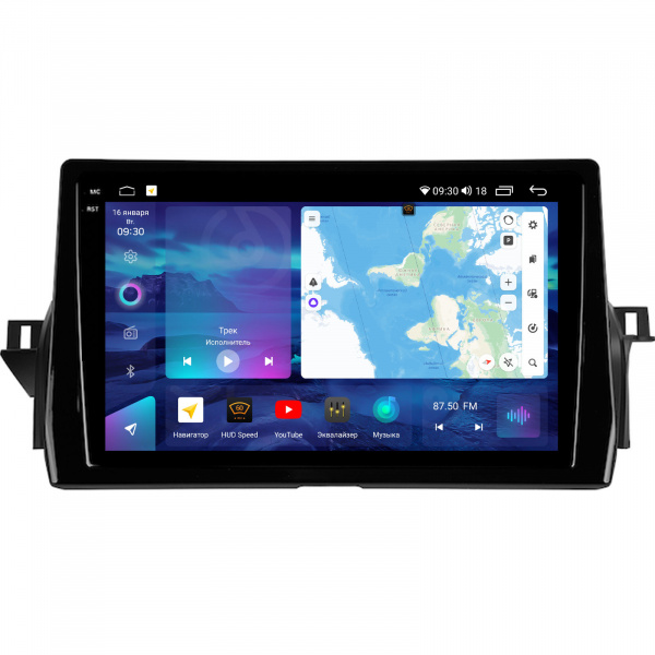 Магнитола на платформе Android Navi PRO 2K 6/128Gb 10" для Toyota Camry 2021-2024