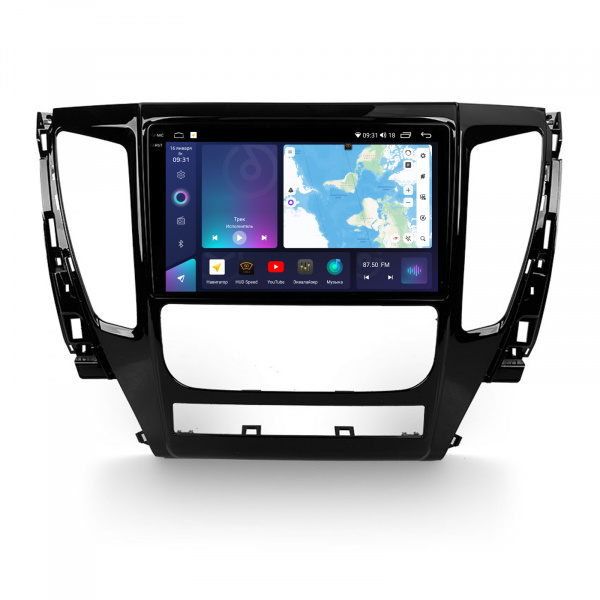 Магнитола на платформе Android Navi PRO 2K 4/32Gb 9" для Mitsubishi Pajero Sport 2016-2018