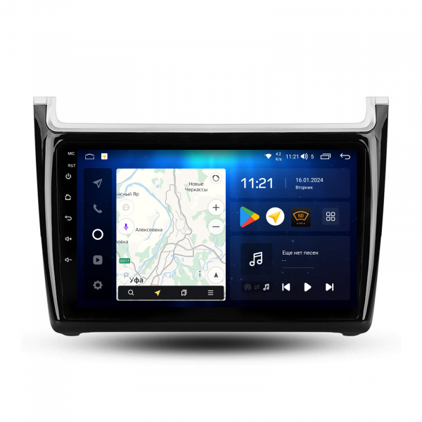 Магнитола Navi S Plus 6+128Gb 9" для Volkswagen Polo 2009-2020