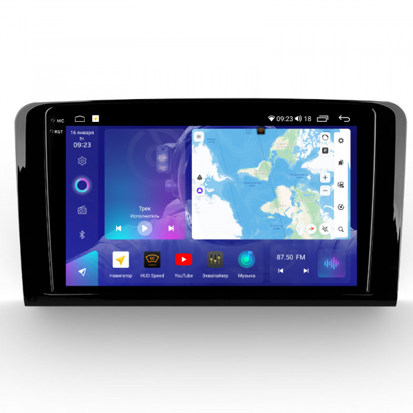 Магнитола на платформе Android Navi PRO 2K 4/64Gb 9" для Mercedes ML/GL 2005-2009