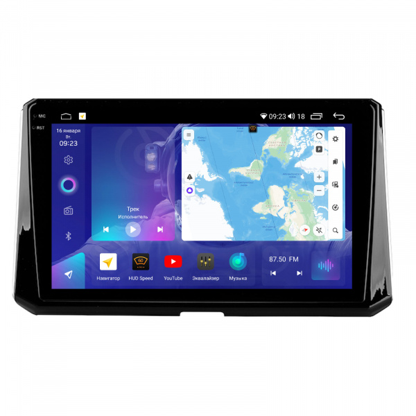 Магнитола на платформе Android Navi PRO 2K 4/64Gb 10" для Toyota Corolla 2021-2024