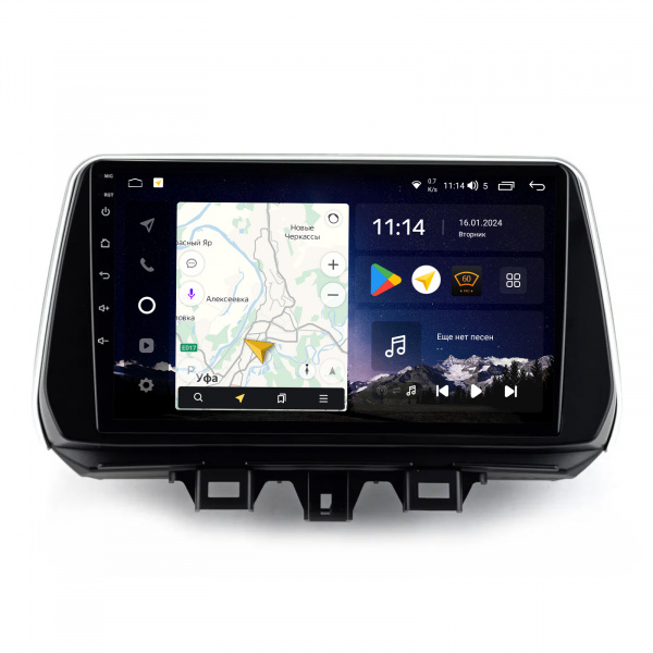 Магнитола Navi S Plus 4+64Gb 9" для Hyundai Tucson 2022-2024 Type-A