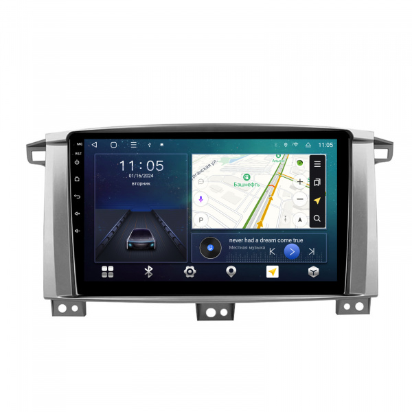 Магнитола Navi S 3+32Gb 9" для Toyota Land Cruiser 100 2002-2007 "Type-A"