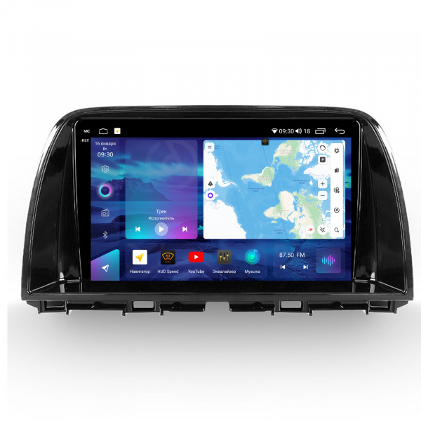 Магнитола на платформе Android Navi PRO 2K 6/128Gb 9" для Mazda CX-5 2012-2017  Type-B