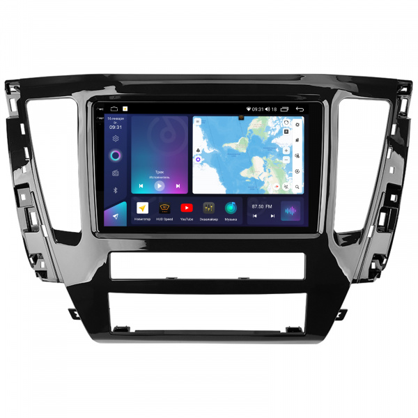 Магнитола на платформе Android Navi PRO 2K 4/32Gb 9" для Mitsubishi Pajero Sport 2020-2023