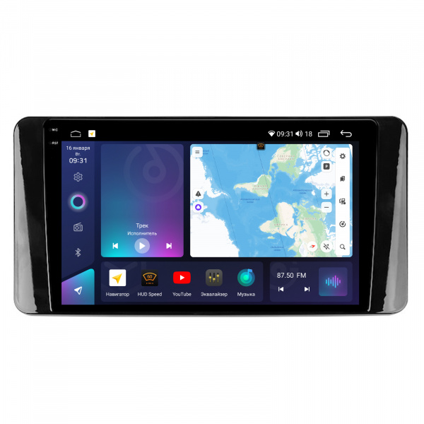 Магнитола на платформе Android Navi PRO 2K 4/32Gb 10" для Volkswagen Polo 2020-2024