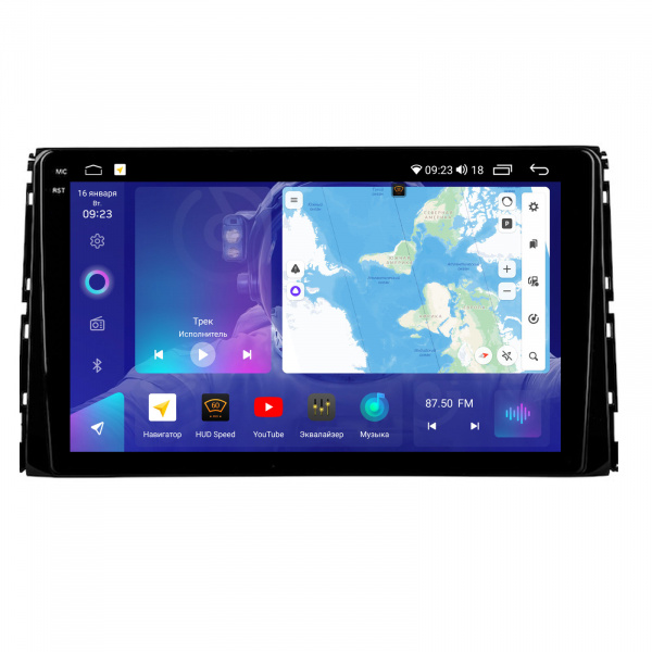 Магнитола на платформе Android Navi PRO 2K 4/64Gb 10" для Toyota RAV4 2018-2021