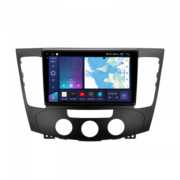 Магнитола на платформе Android Navi PRO 2K 4/32Gb 9" для Hyundai Sonata 2008-2010 "F1" A/C